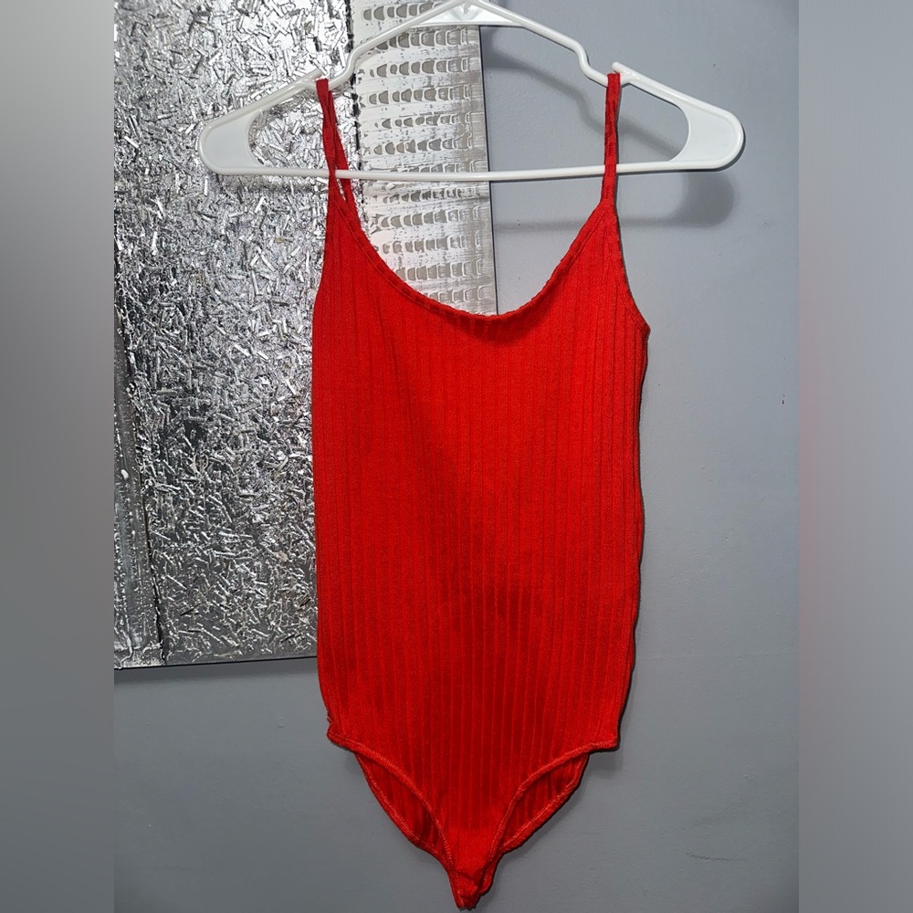 Knit backless bodysuit